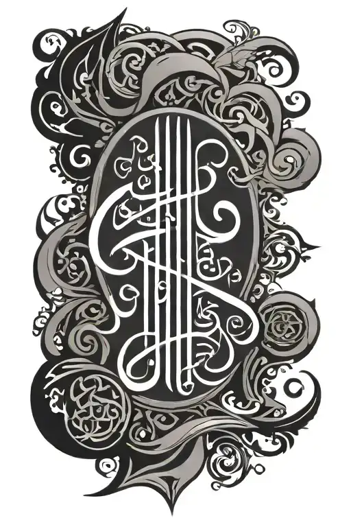 Student Of Life In Arabic Calligraphy