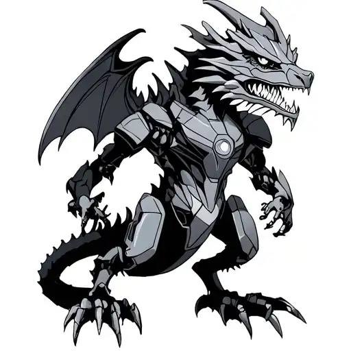 Dragon Mech Robot Inspired