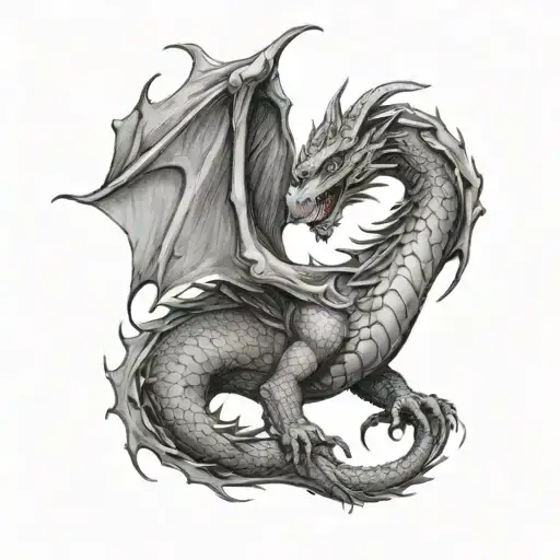 Gentle Dragon Flying