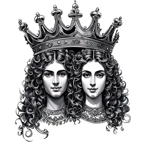 Crown King And Queen