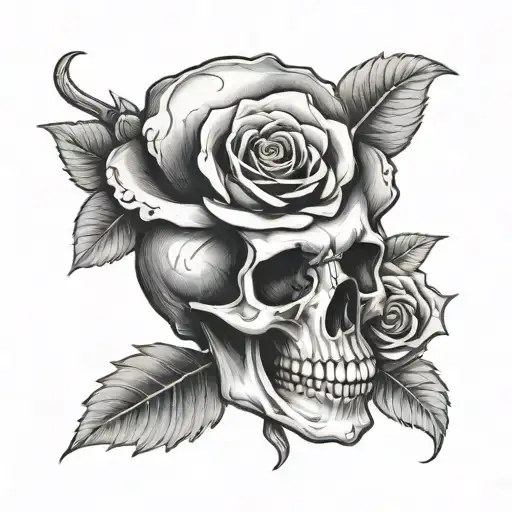 Skull Rose