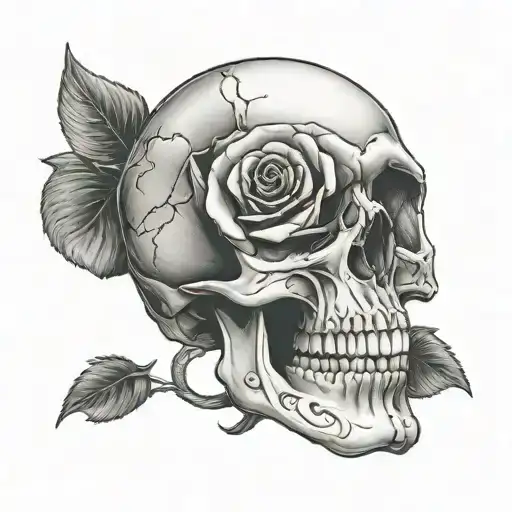 Skull Rose