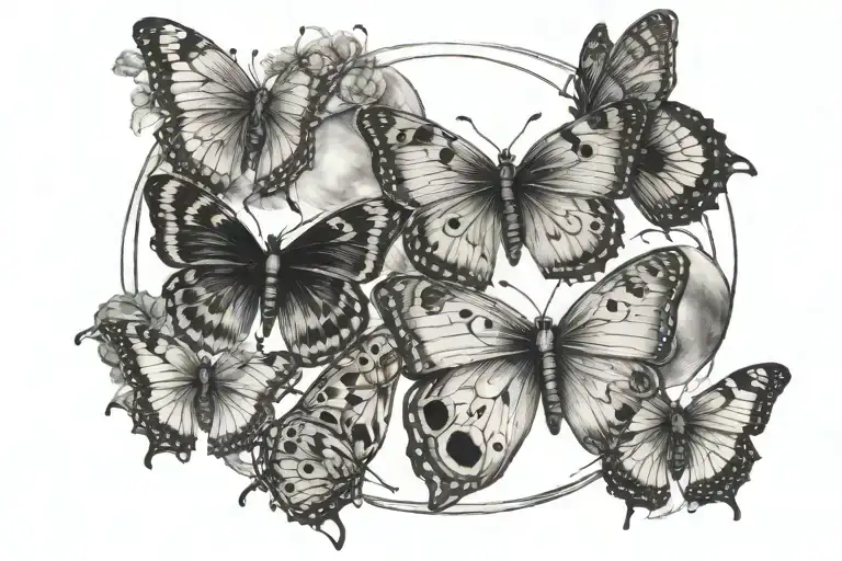 Butteryfly Moon Phases