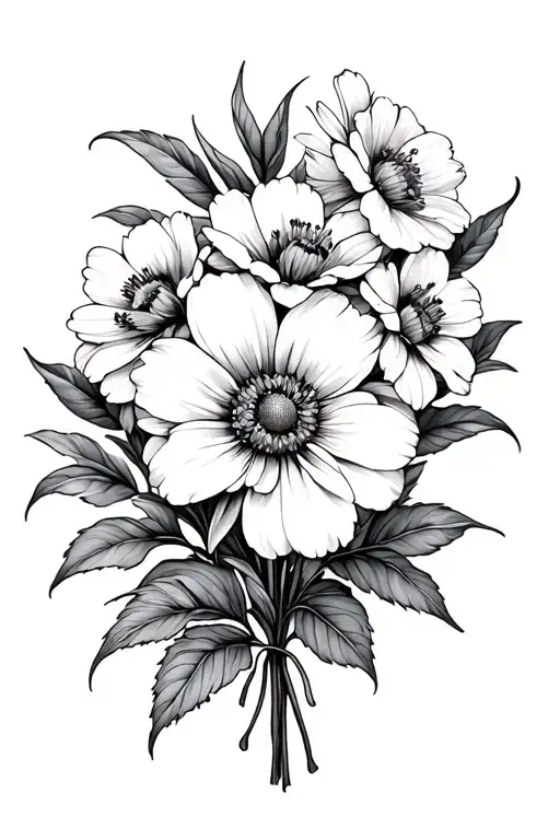 Birth Flower Bouquet