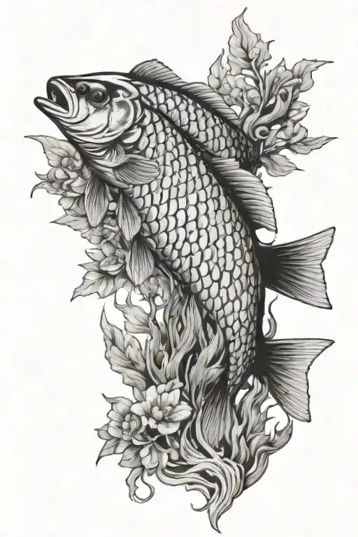 Carp Fishing With A Tree