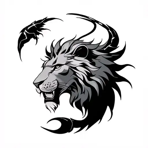 Scorpio And Lion