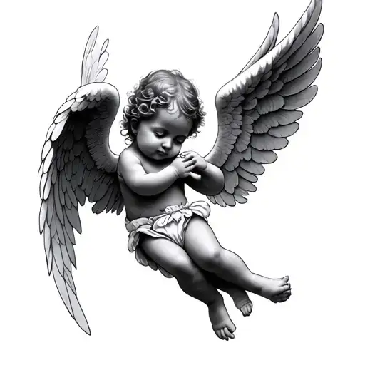 Baby Angel Flying