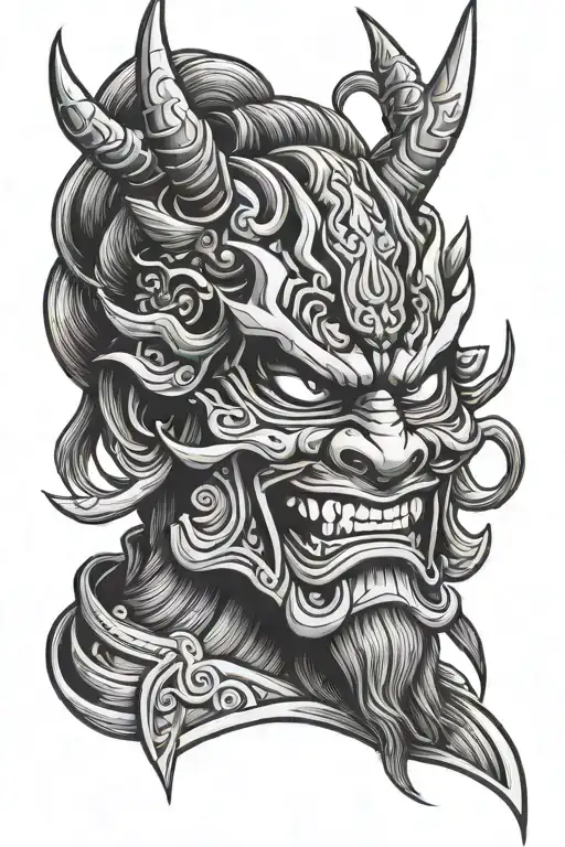 Oni Mask Samurai