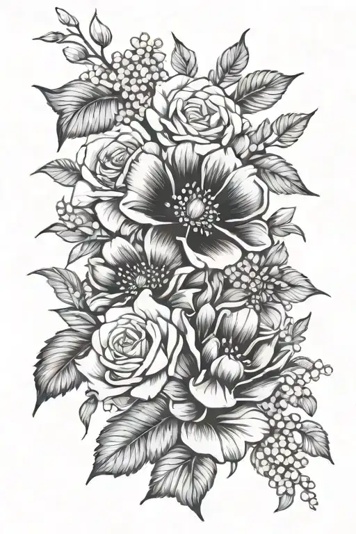 September And November Birth Month Flower Bouquet