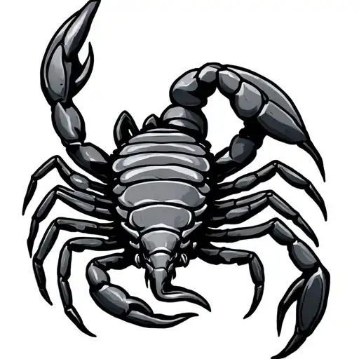 Astrological Sign Aquarius And Scorpion Symbol
