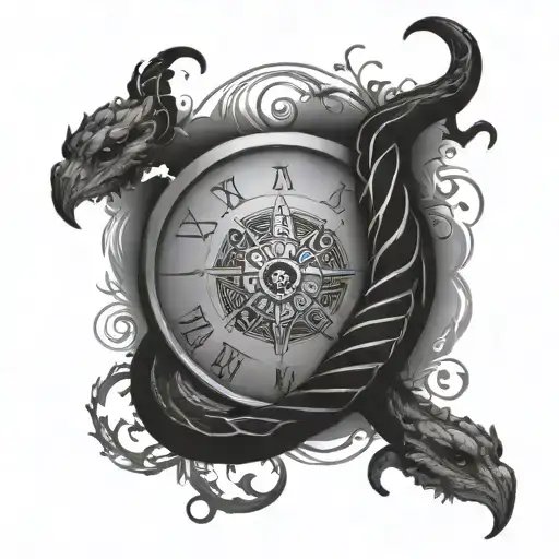 Vegvisir And A Snake