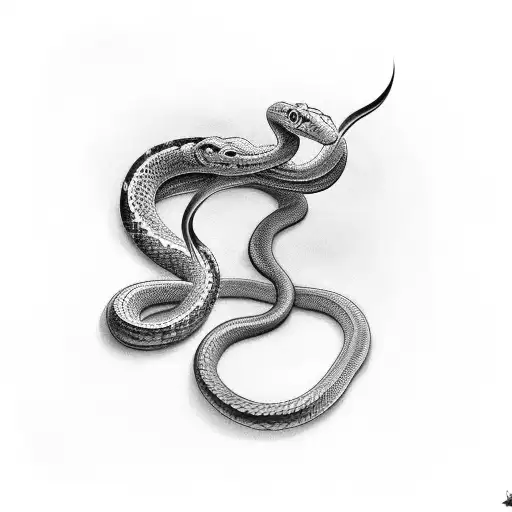 Snake On Upper Spine