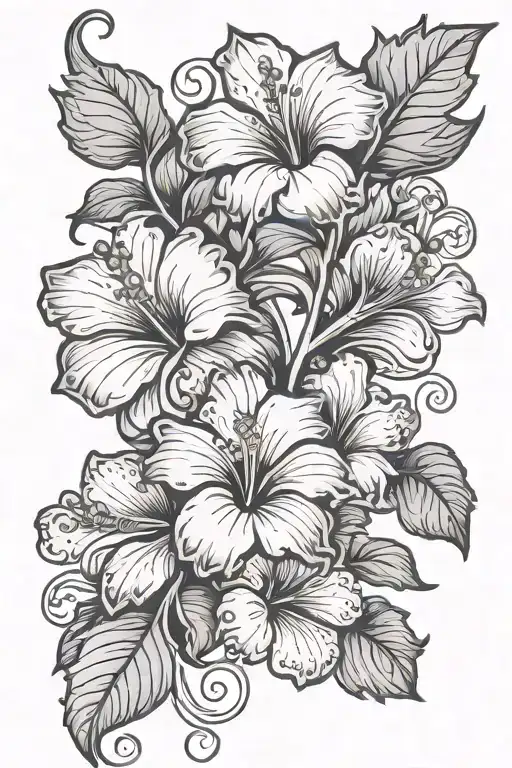 Habiscus Flower Vine