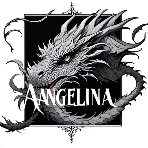 Angelina Name In Dragon