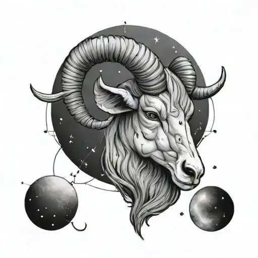 Aries Constellation Intertwined