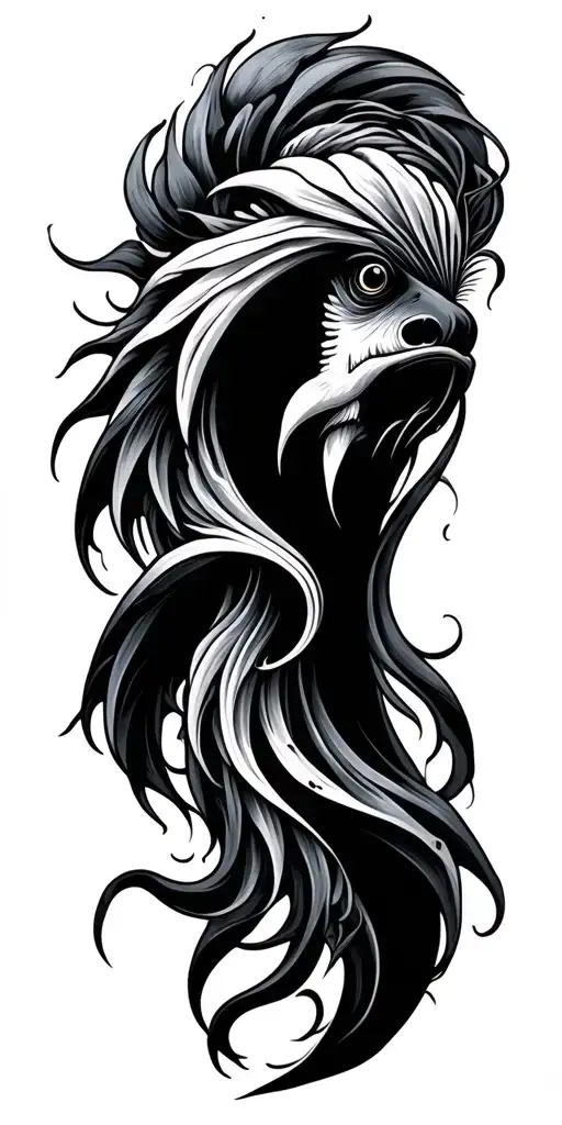 Ocean Themed Sleeve Tattoo Design