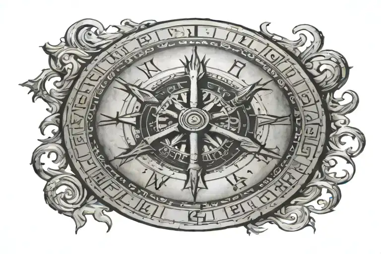 Vegvisir Viking Compass