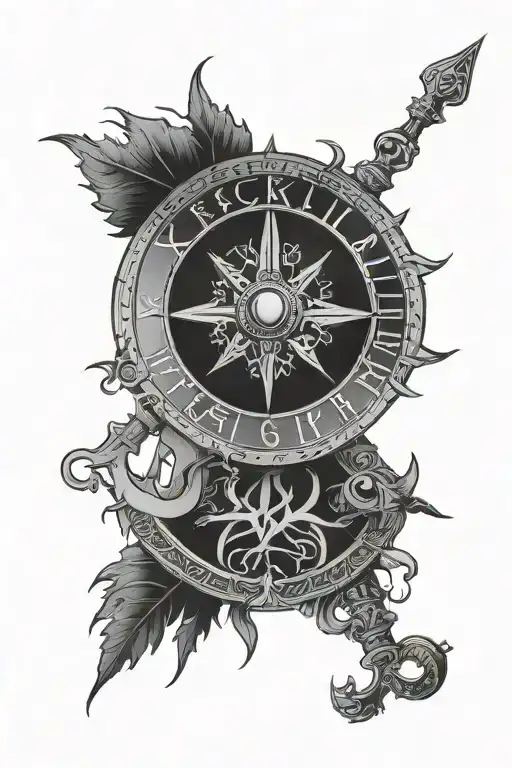 Vegvisir Viking Compass