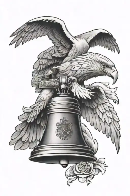 Eagle And Liberty Bell