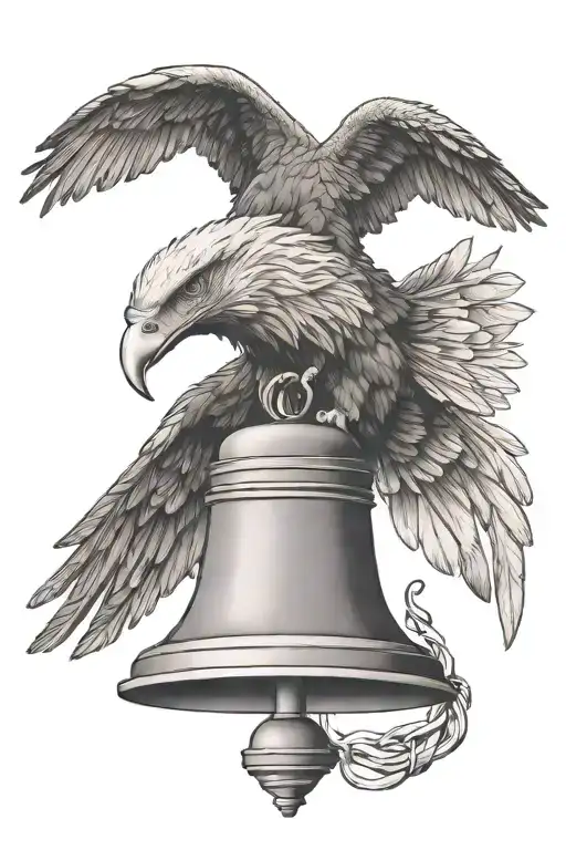 Eagle And Liberty Bell