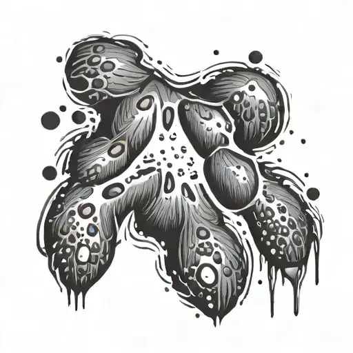 Natural Dog Paw Print