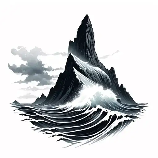 Ocean And Mountain