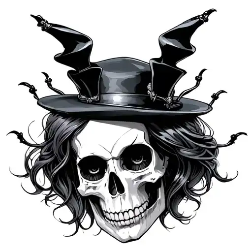 Beetle Juice Disney Princess Skulls