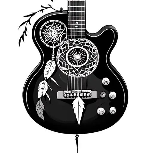 Give Me A Guitar With A Dreamcatcher And An Arrowhead Also In It