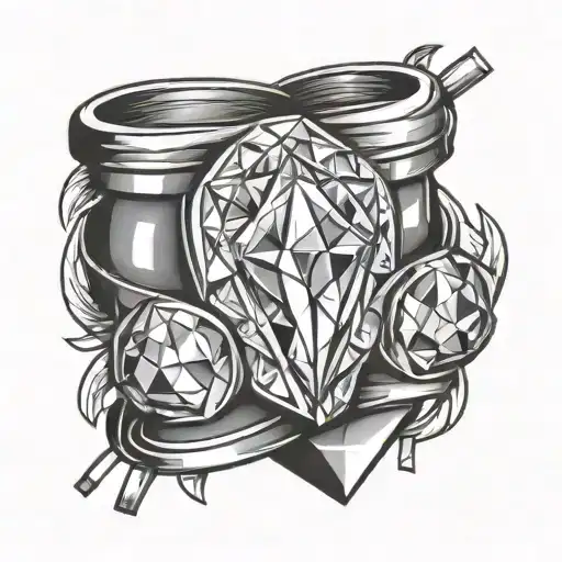 Diamond With Boxing Rings
