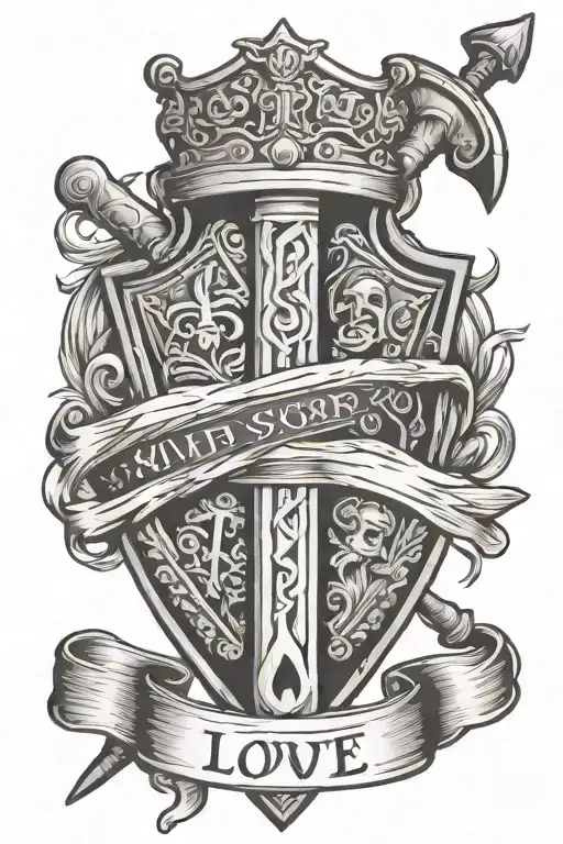 He Is My Sword And I Am His Sheild Love Loyalty Hammer Olive