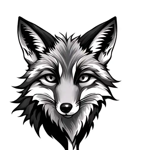 Fox Tattoo On Shoulder