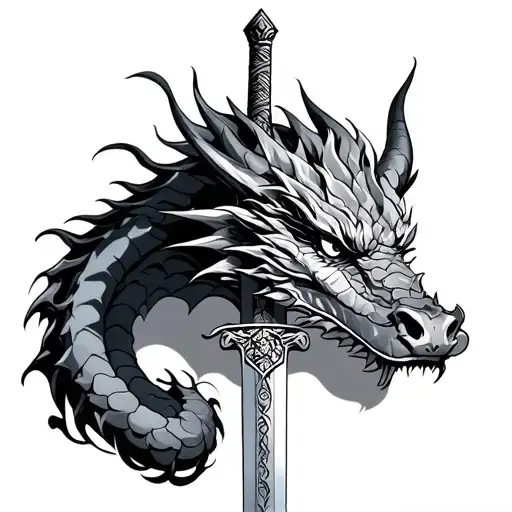 Dragon And Sword
