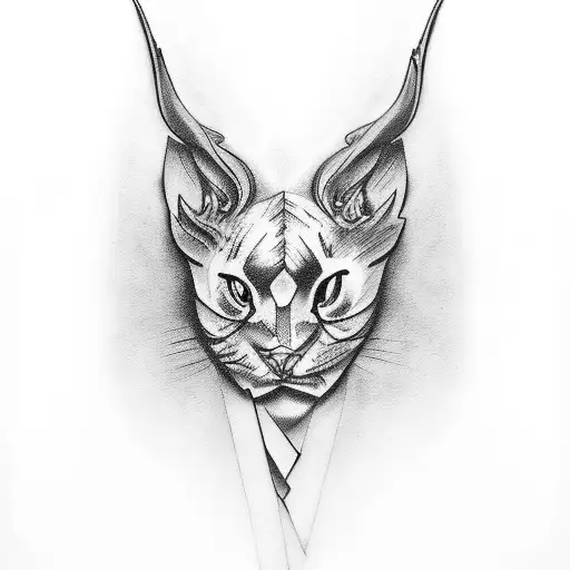 Portrait Of A Famous Artist With A Tattoo Machine