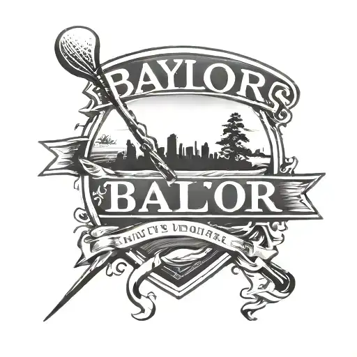 Baylor Name Golf Club Simple