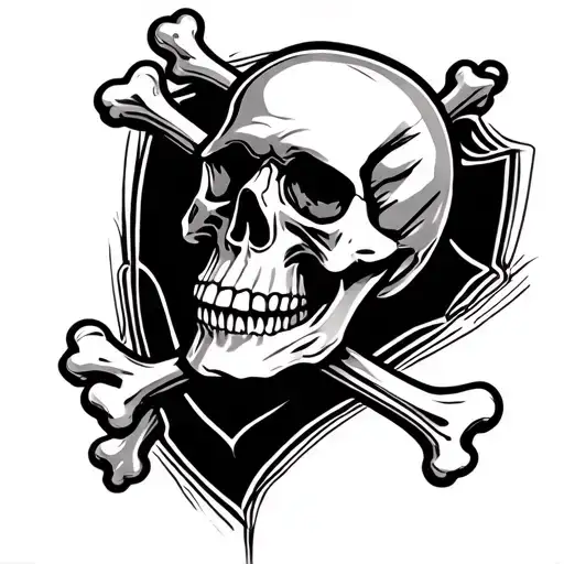 Skull And Crossbones Design Inspired
