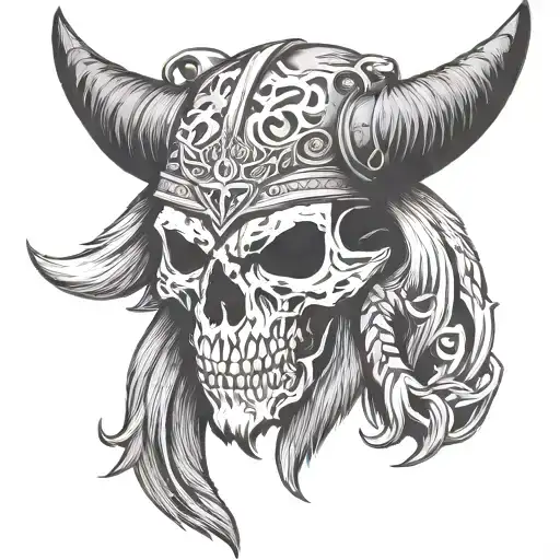 Viking Bear Skull