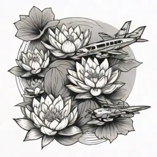 Water Lilies And Small Airplanes
