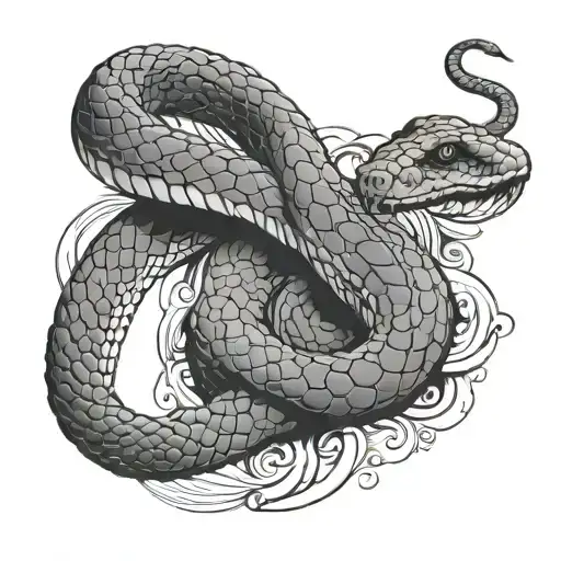 Snake Roll Being Brain