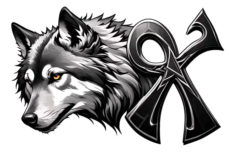 Wolf And Ankh