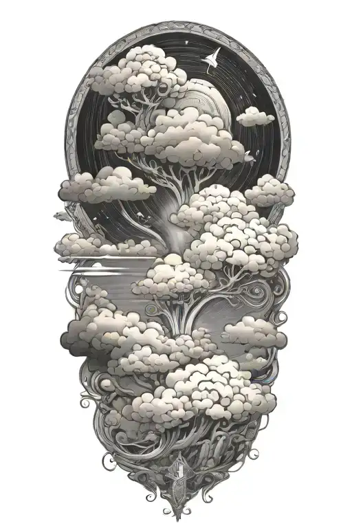 Odyssey Through The Realm Of Consciousness Clouds