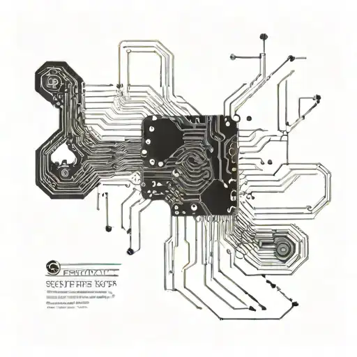 Cyberpunk Circuit Board Design