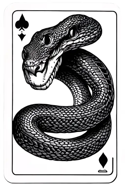 Tarot Card Snake