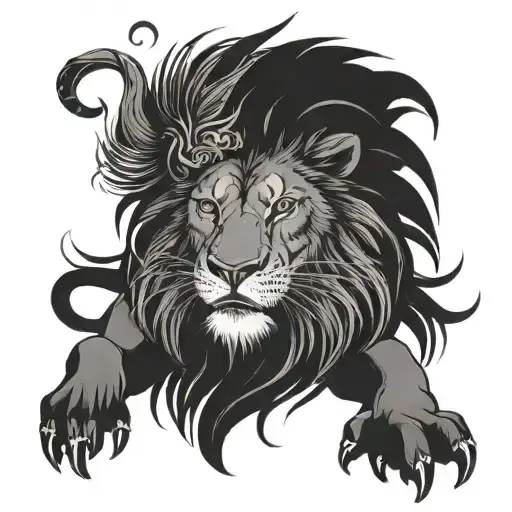 Lion And Sicillian Trinacria