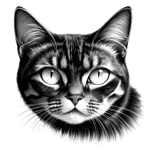 Cat Eyes With Moon As Pupils The Image