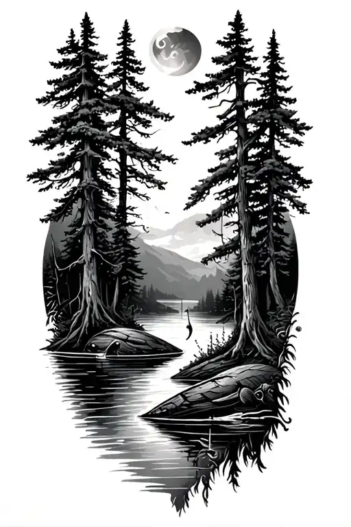 Forest And Fishing