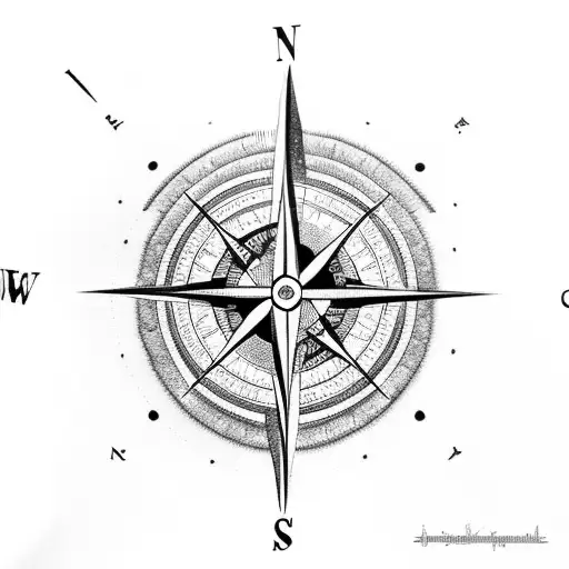 Compass Insde An Eye Calf