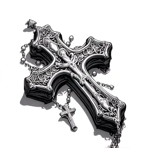 Cross A Rosary