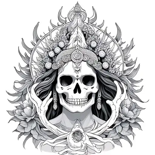Death And Rebirth Surrounded By Hindu