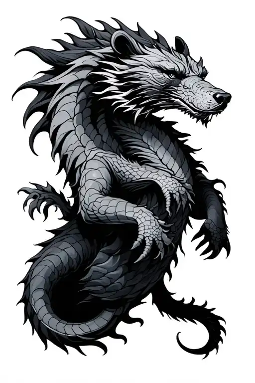 Bear And Dragon Wrapped