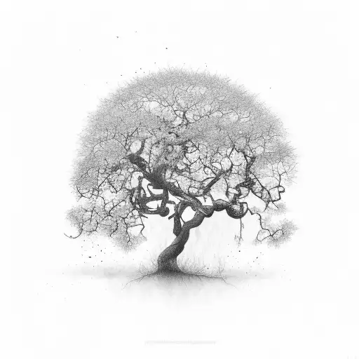 Marula Tree Rain And Strength